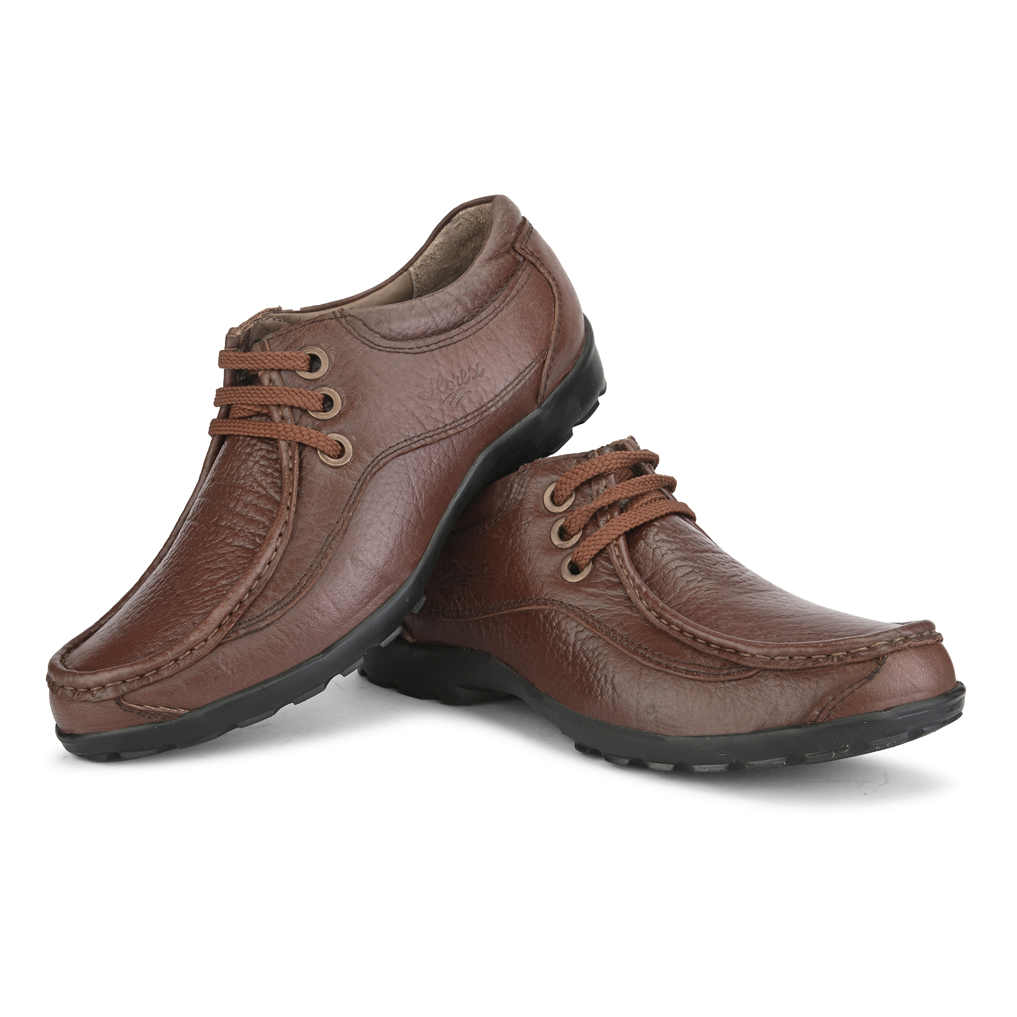 brown leather casual shoes