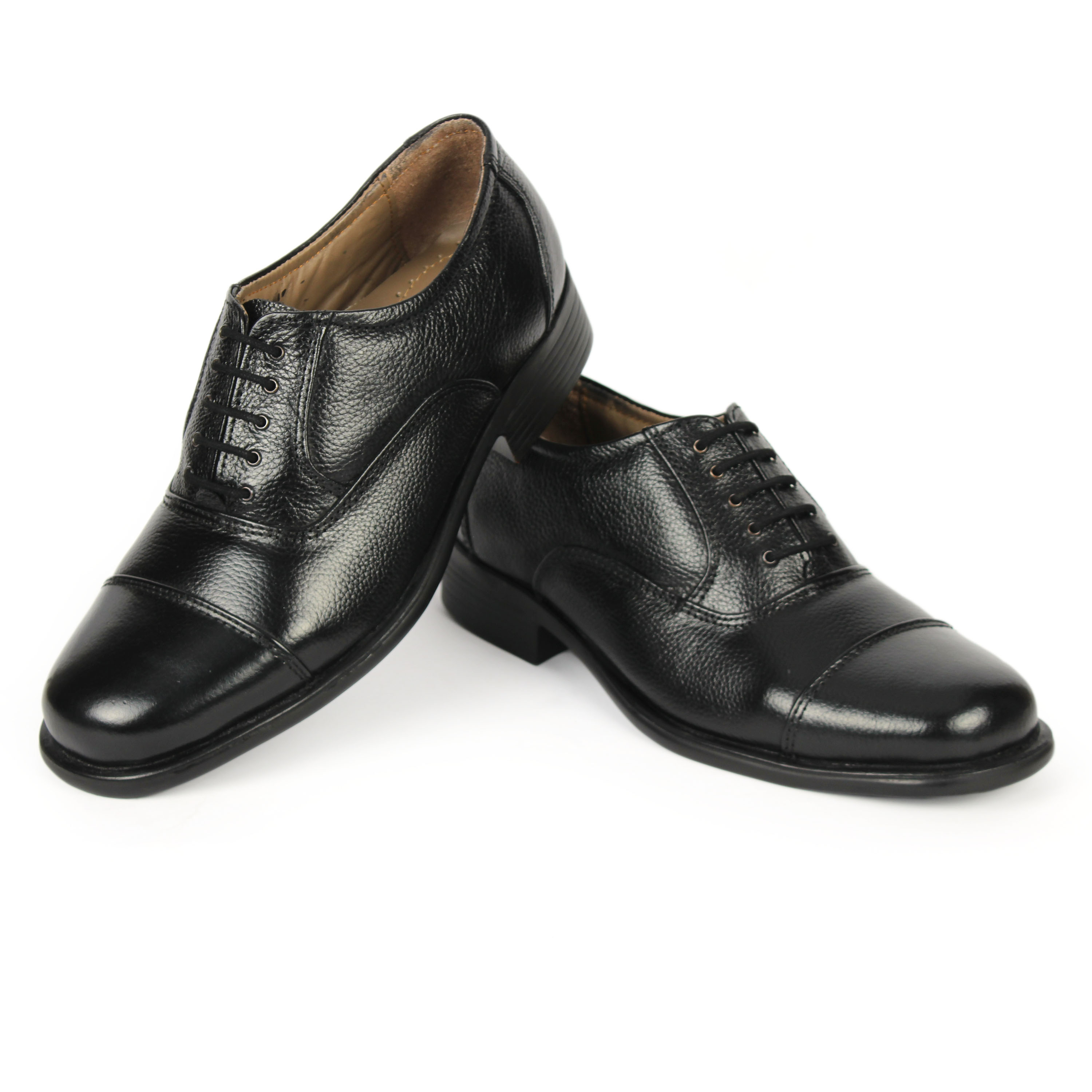 Black Oxford Shoes In 100 Real Leather Uniform Shoes Online Horex
