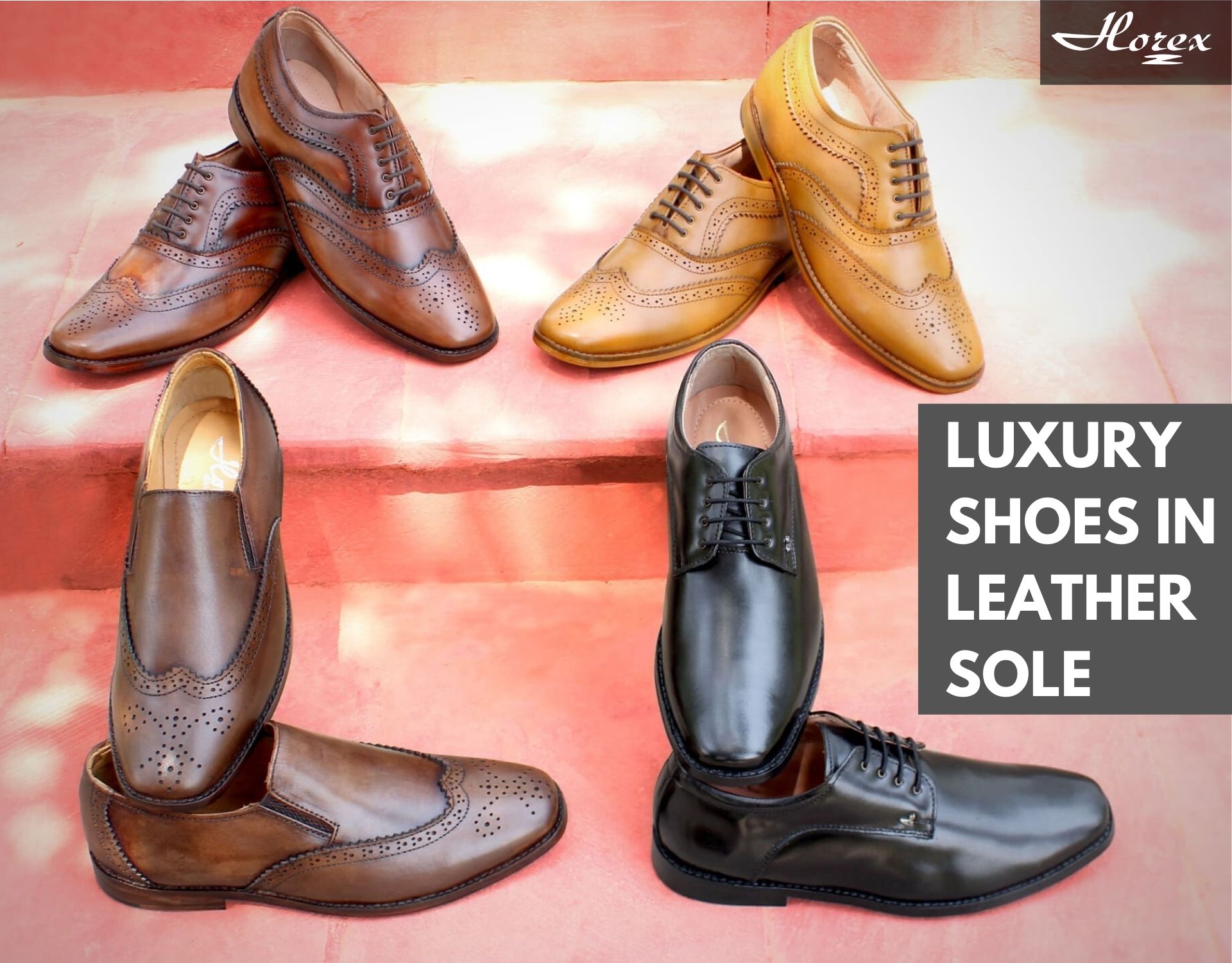 Buy 100% Real Leather Shoes Online For Men & Women - Horex®