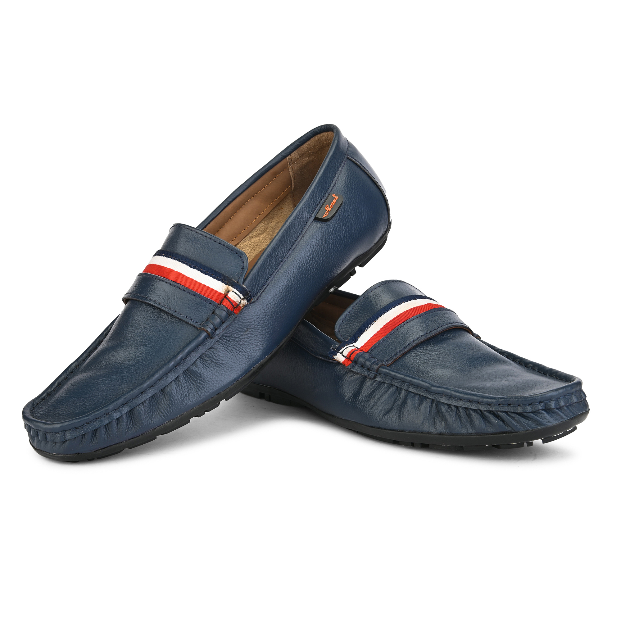 blue loafers